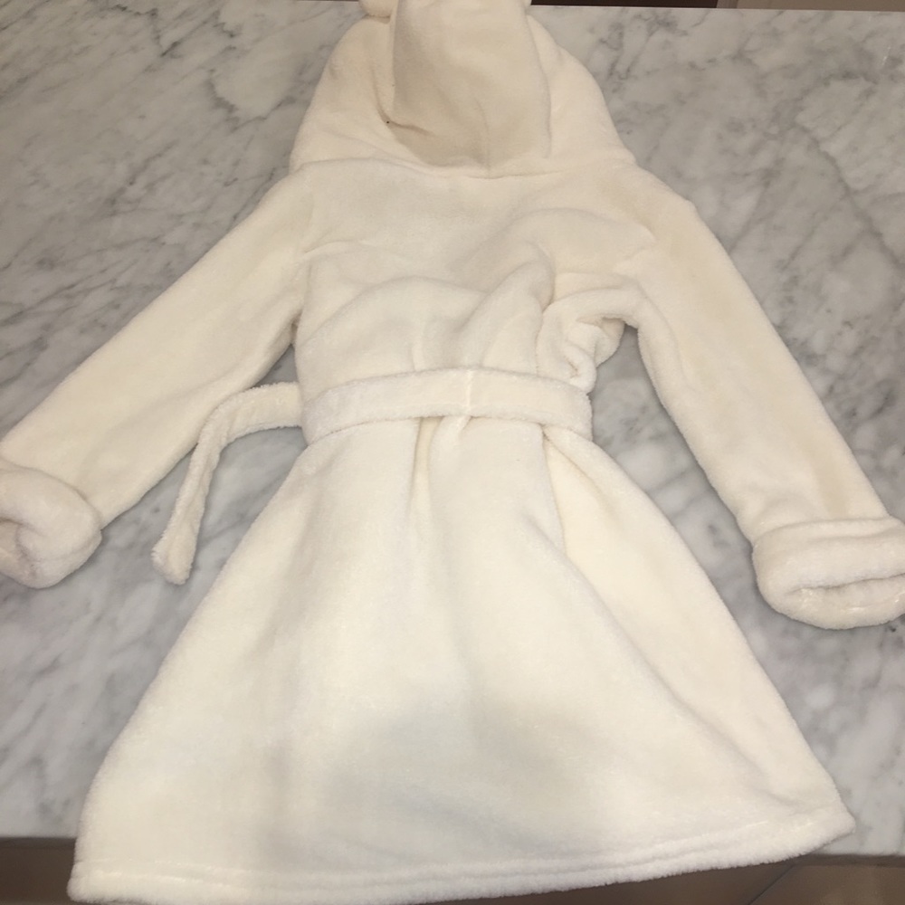 GAP Kids Cream Pajama Robe - Picture 3 of 5
